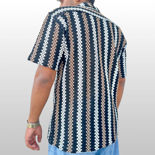 Tricolor Striped Shirt