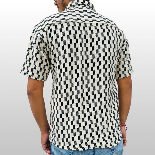 Chessboard Weave Shirt
