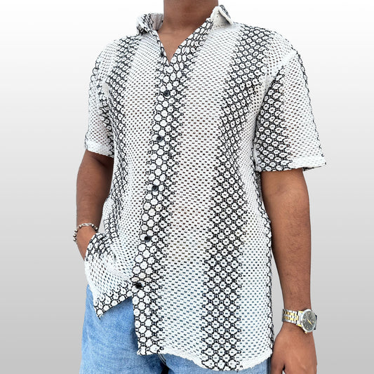 Woven Honeycomb Shirt