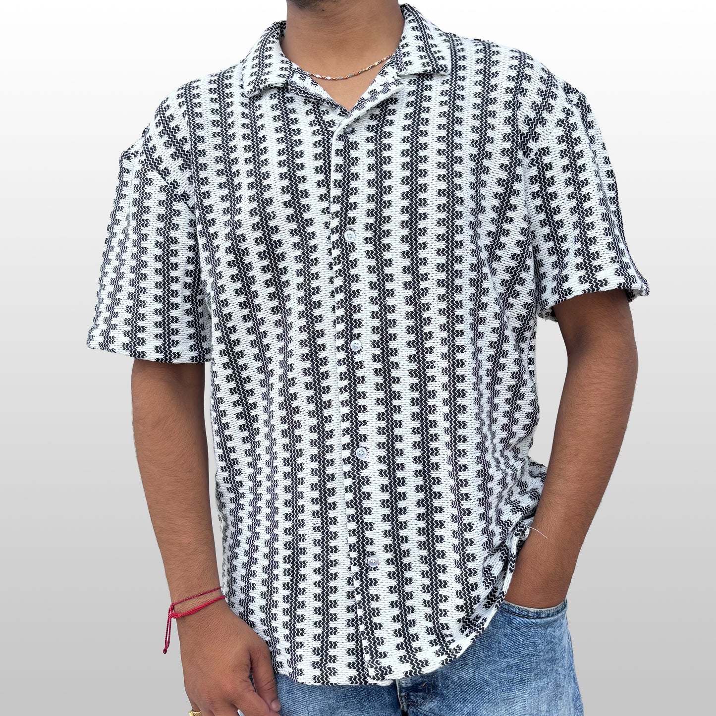 Geo Stitch Shirt