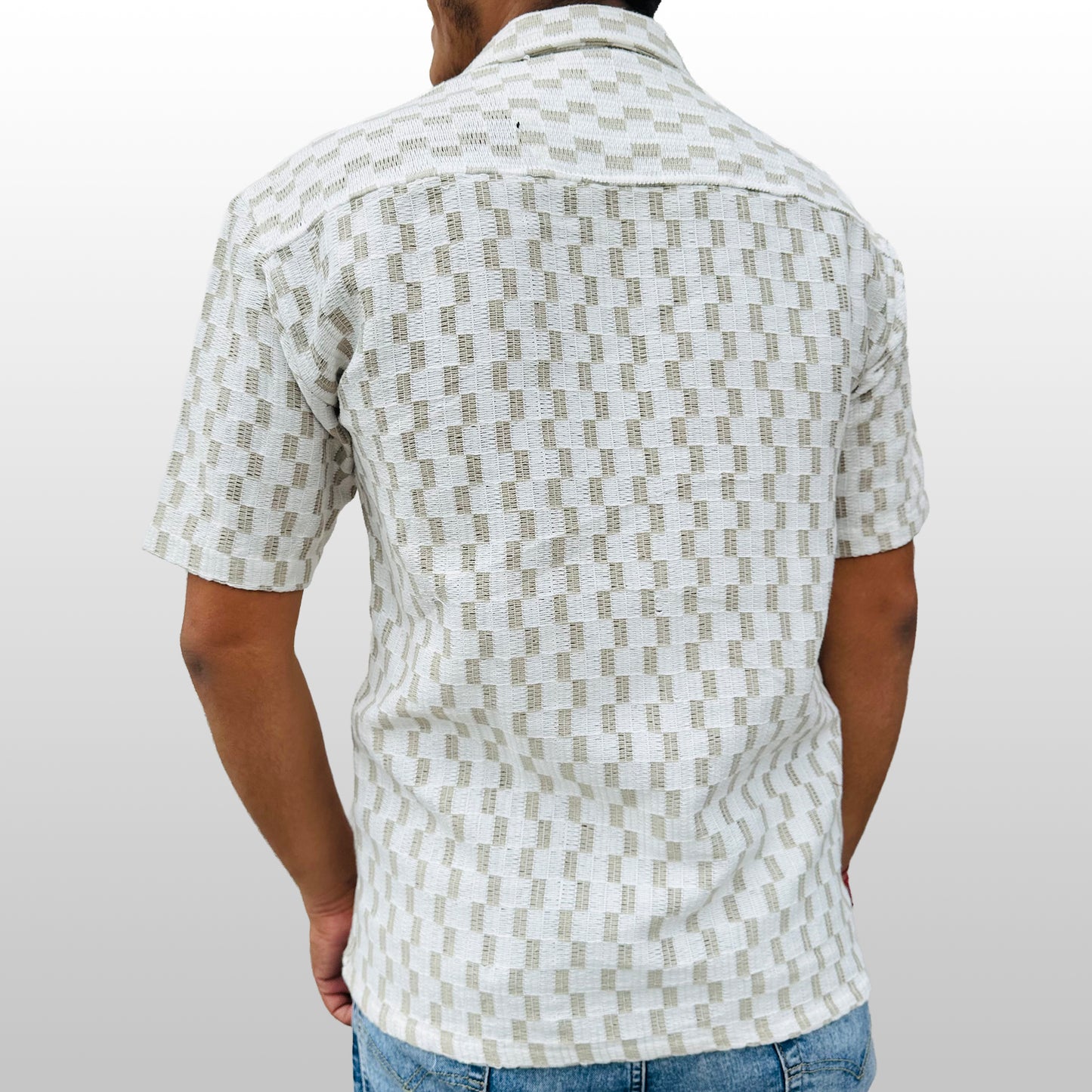Chessboard Weave Shirt