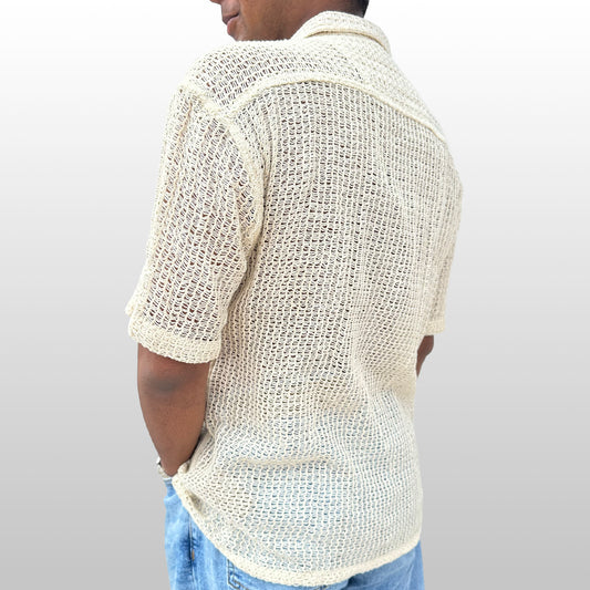 Airy Texture Weave Shirt