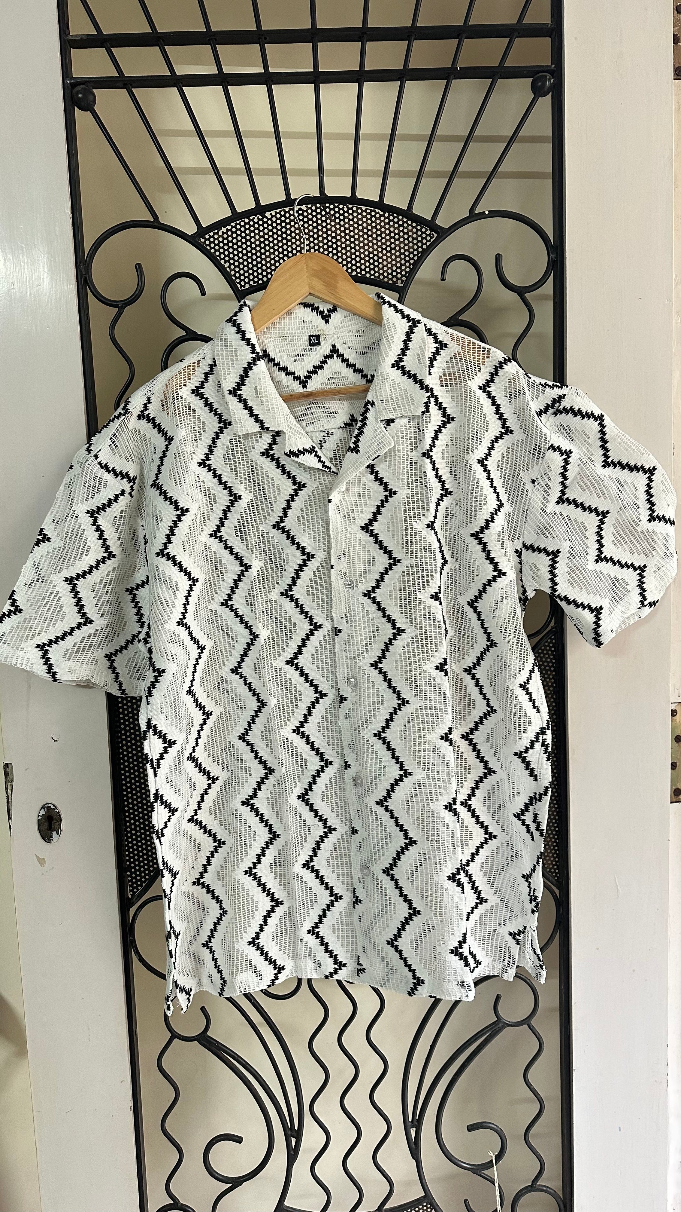 Fine Zig-Knit Shirt