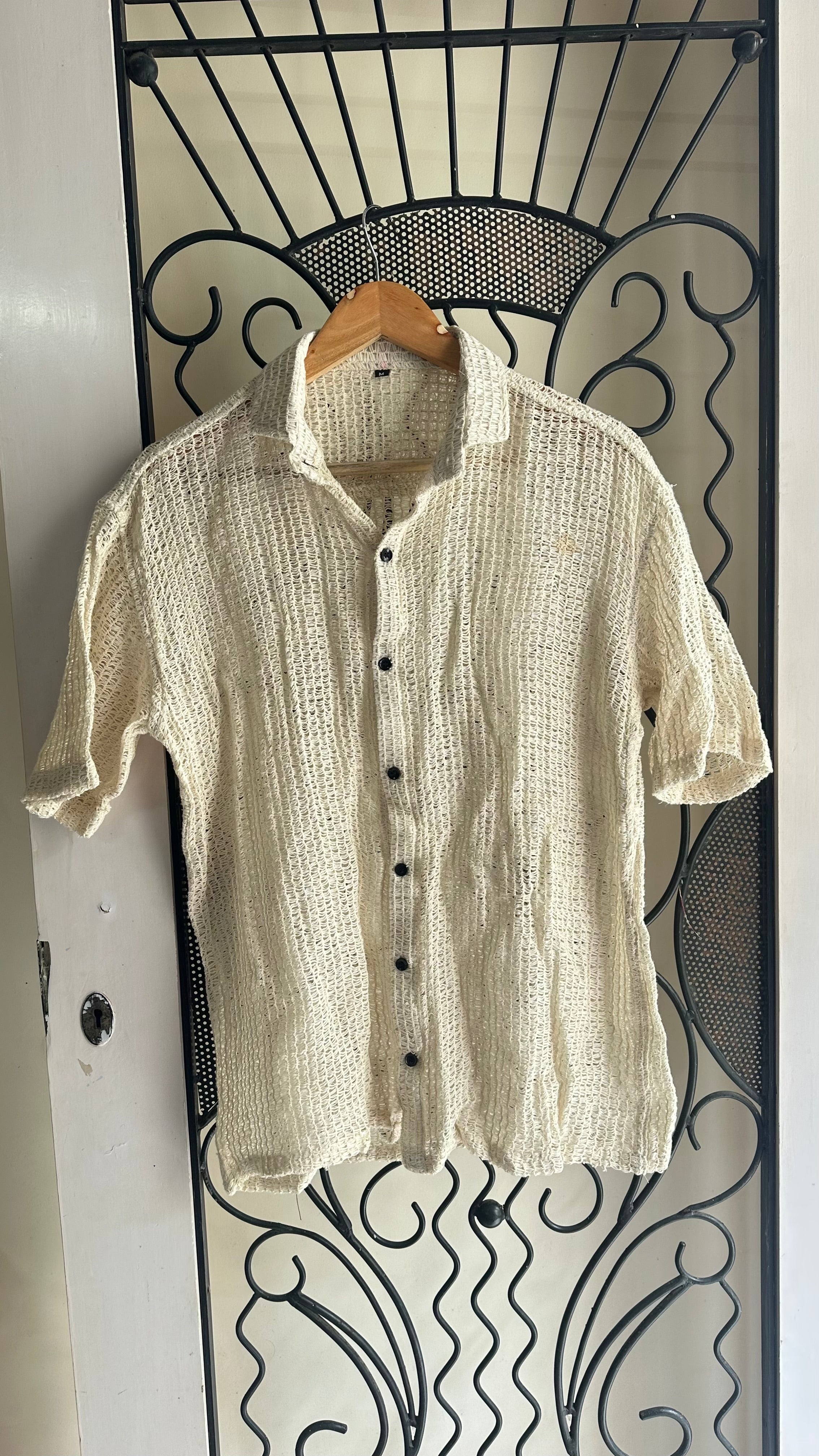 Airy Texture Weave Shirt