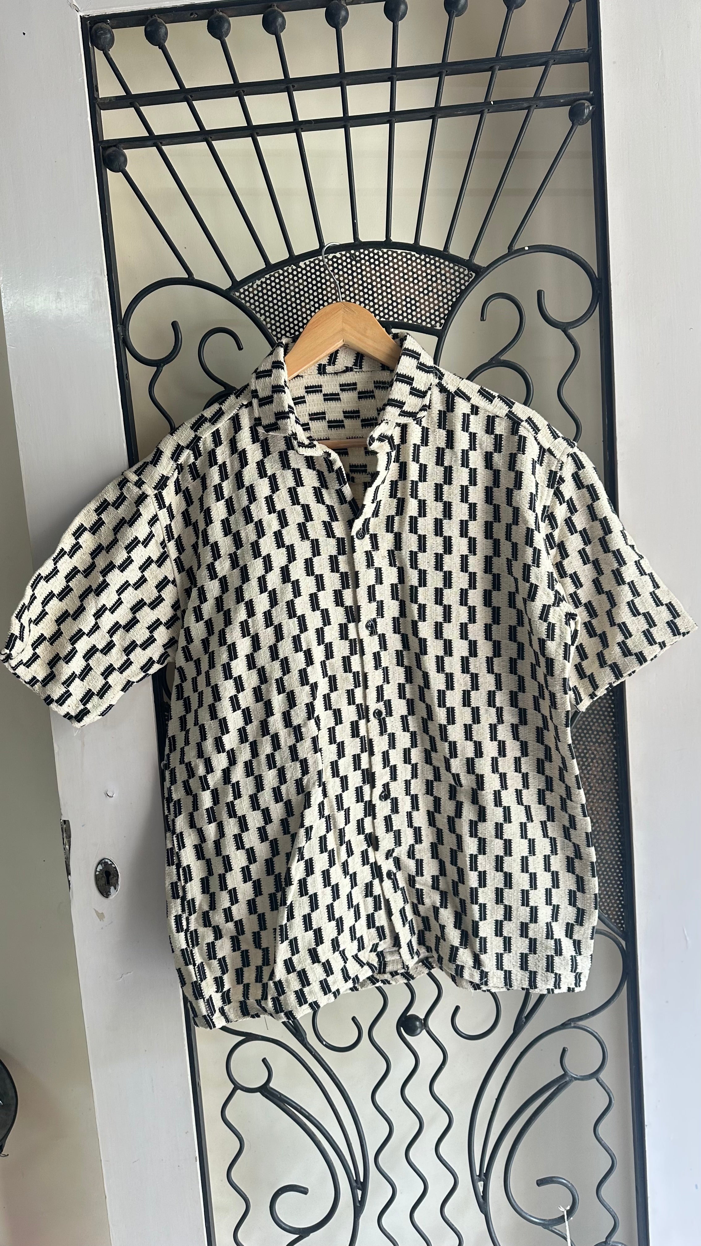 Chessboard Weave Shirt