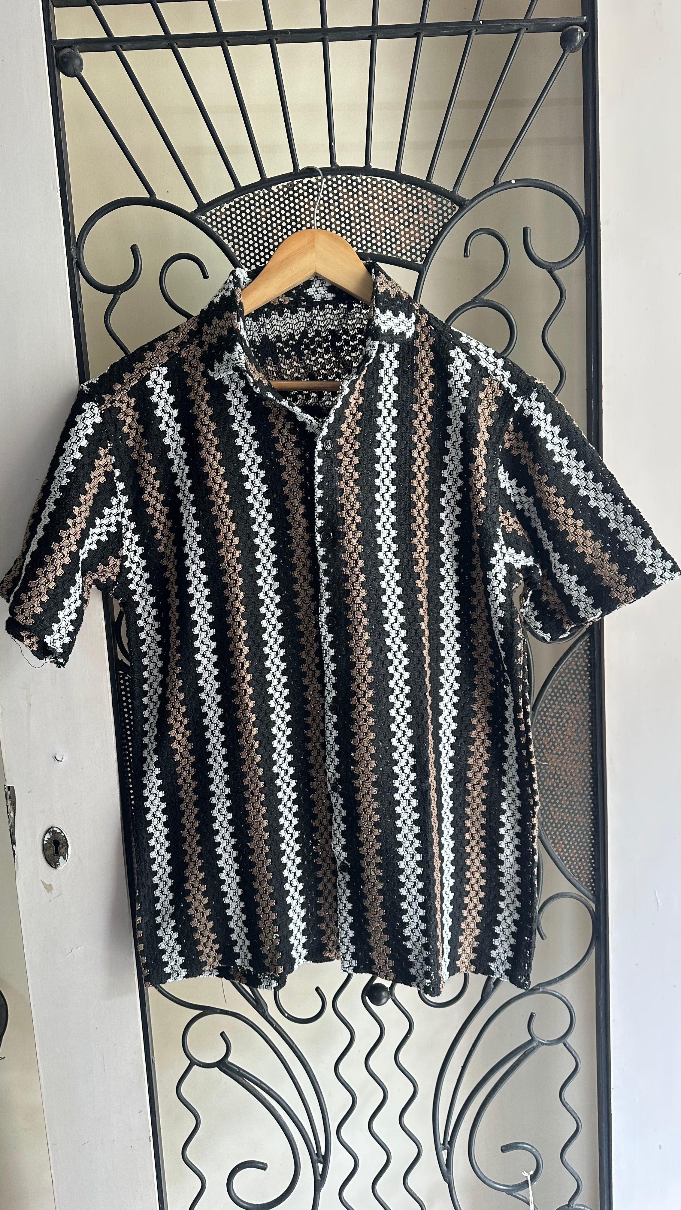 Tricolor Striped Shirt